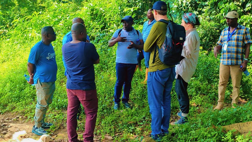 Visite de la station de biosphère INERA-Luki dans le Mayombe