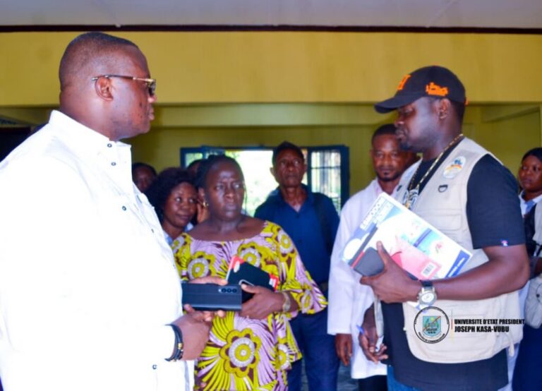 Mission de la Division Provinciale de la Santé en visite d’évaluation à l’Université d’État Président Joseph Kasa-Vubu